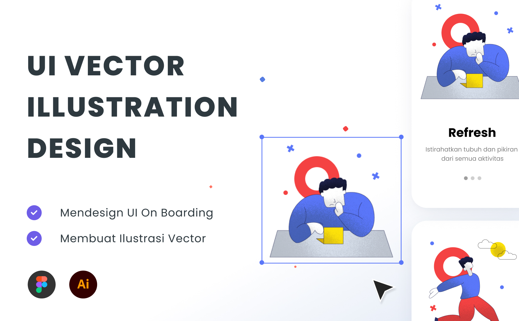 Kelas UI Vector Illustration Design di BuildWith Angga